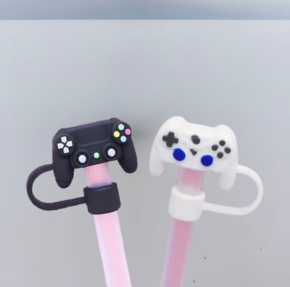 Video Game Controller Straw Toppers