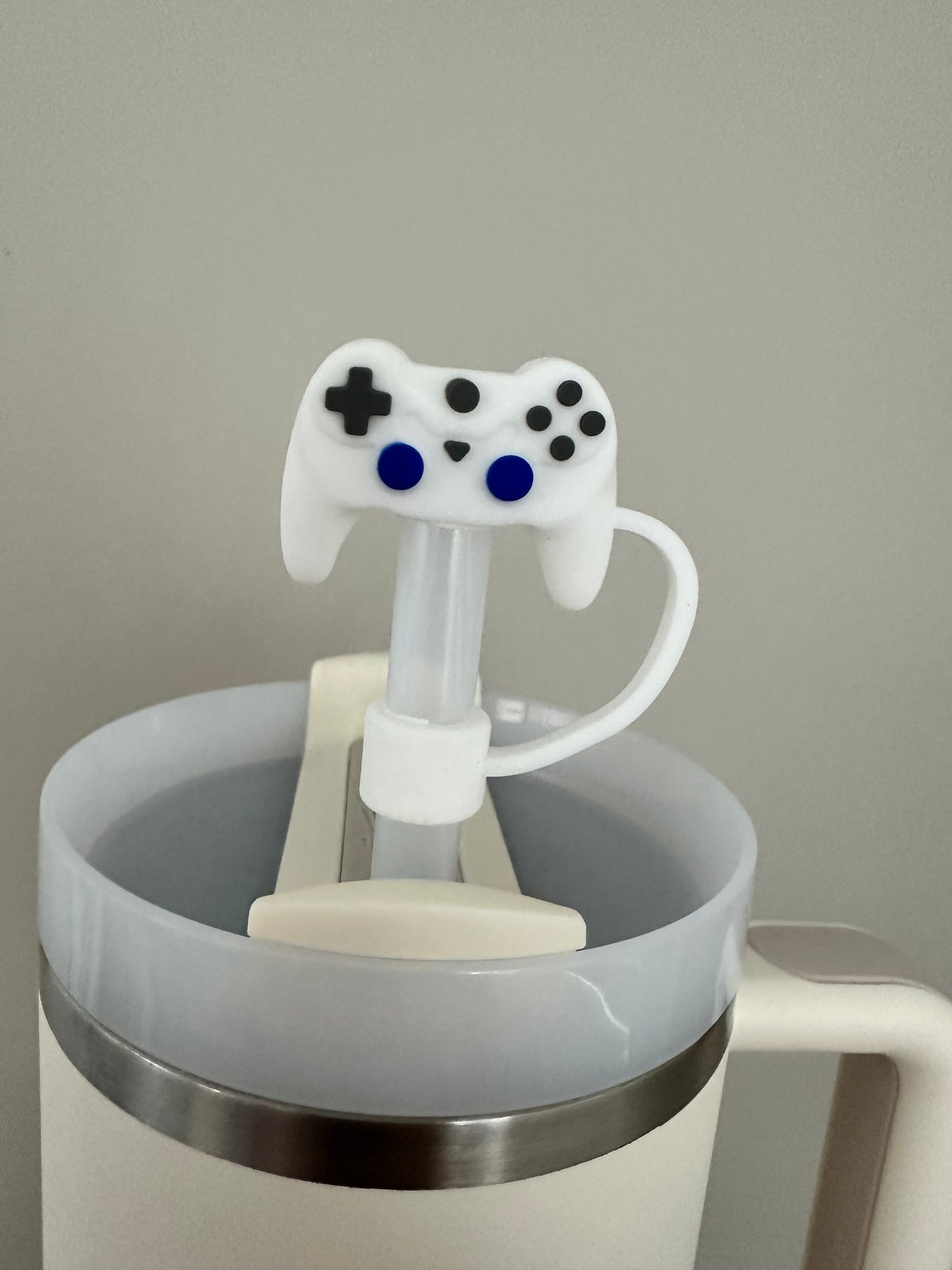 Video Game Controller Straw Toppers