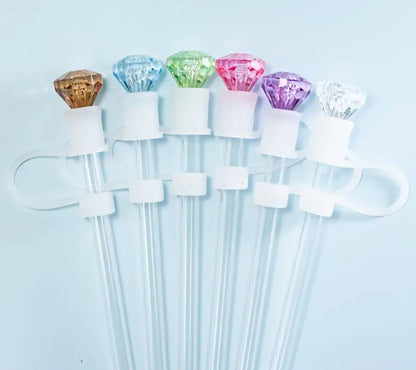 Diamond Straw Toppers