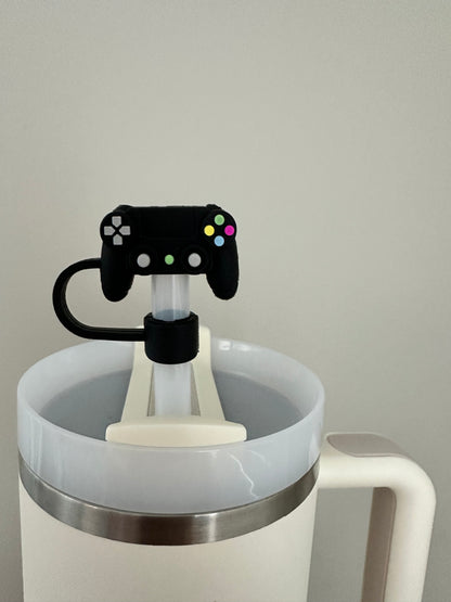 Video Game Controller Straw Toppers